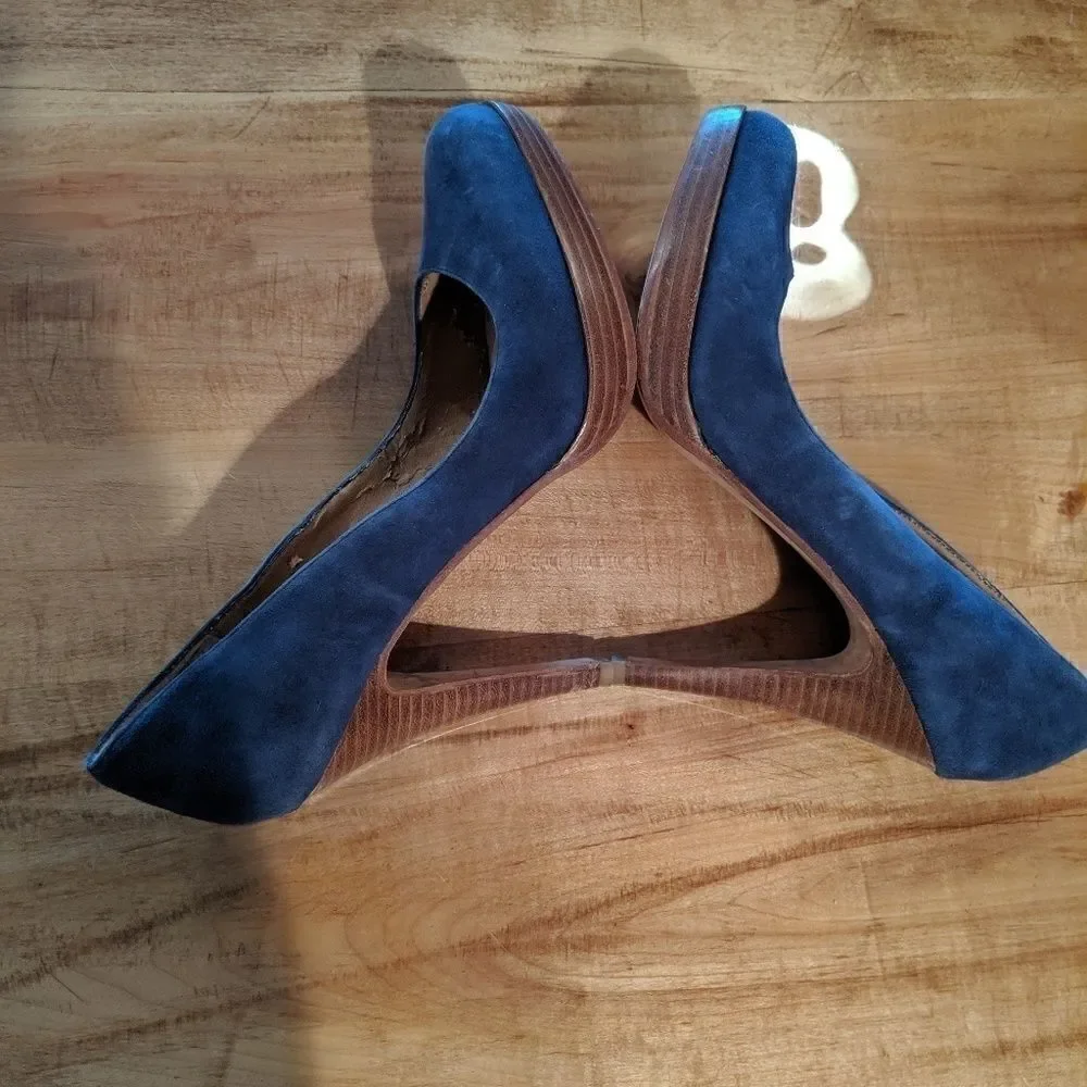 Steven by Steve Madden Lemore Pump blue 8.5